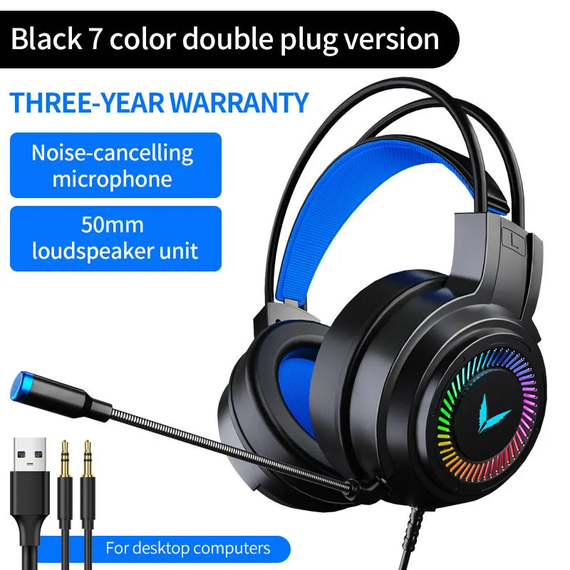 G58 g60 gaming headset 7.1 estéreo