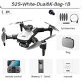 S2S Mini Drone 4k 8K HD Câmera para evitar obstáculos Fotografia aérea Motor sem escova Dobrável
